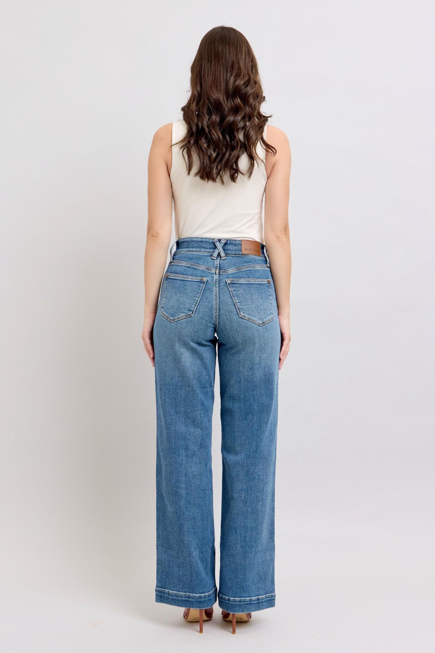 Judy Blue Star Struck High Waist Wide Leg Jeans