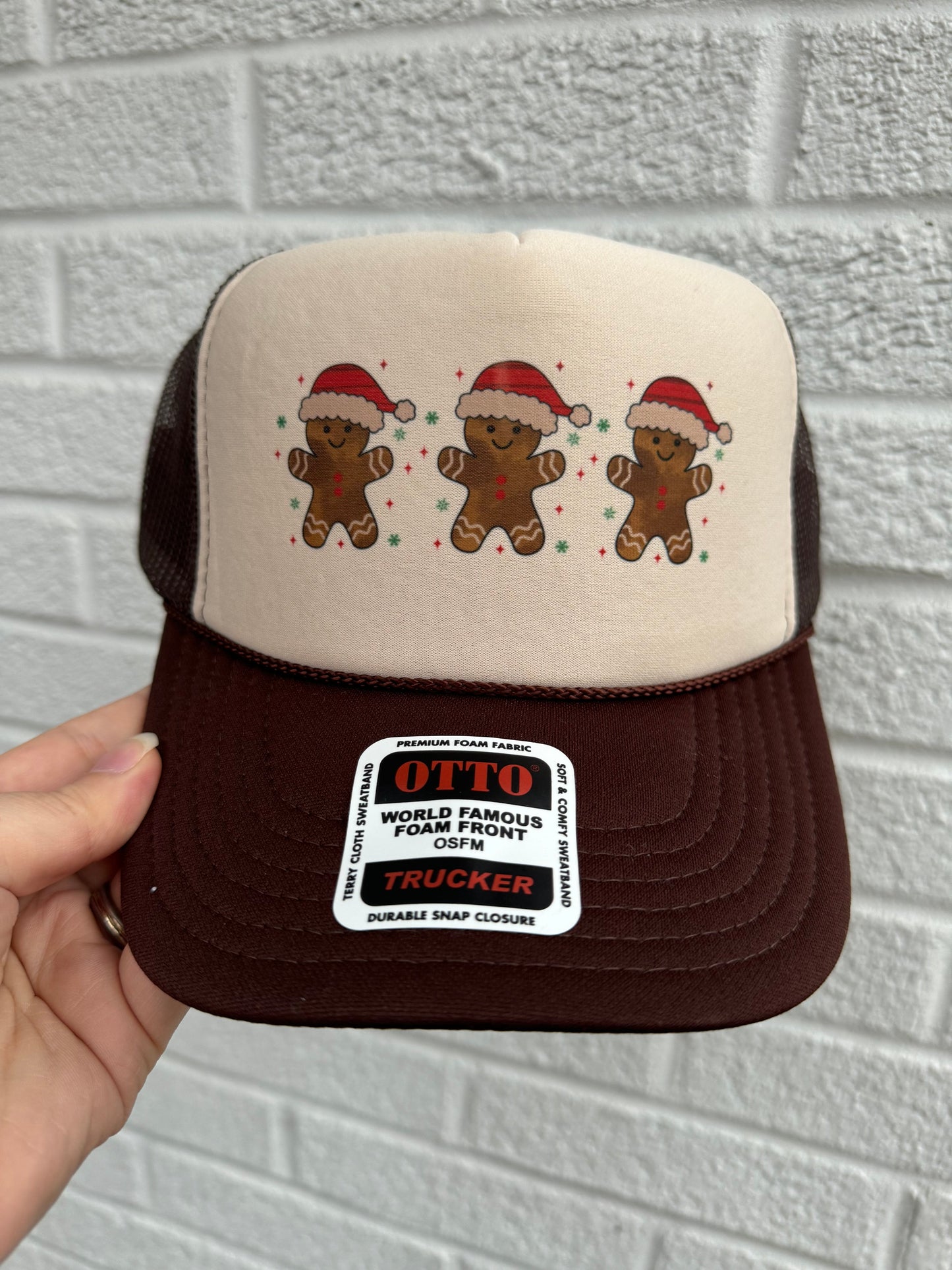 Gingerbread Trucker Hat