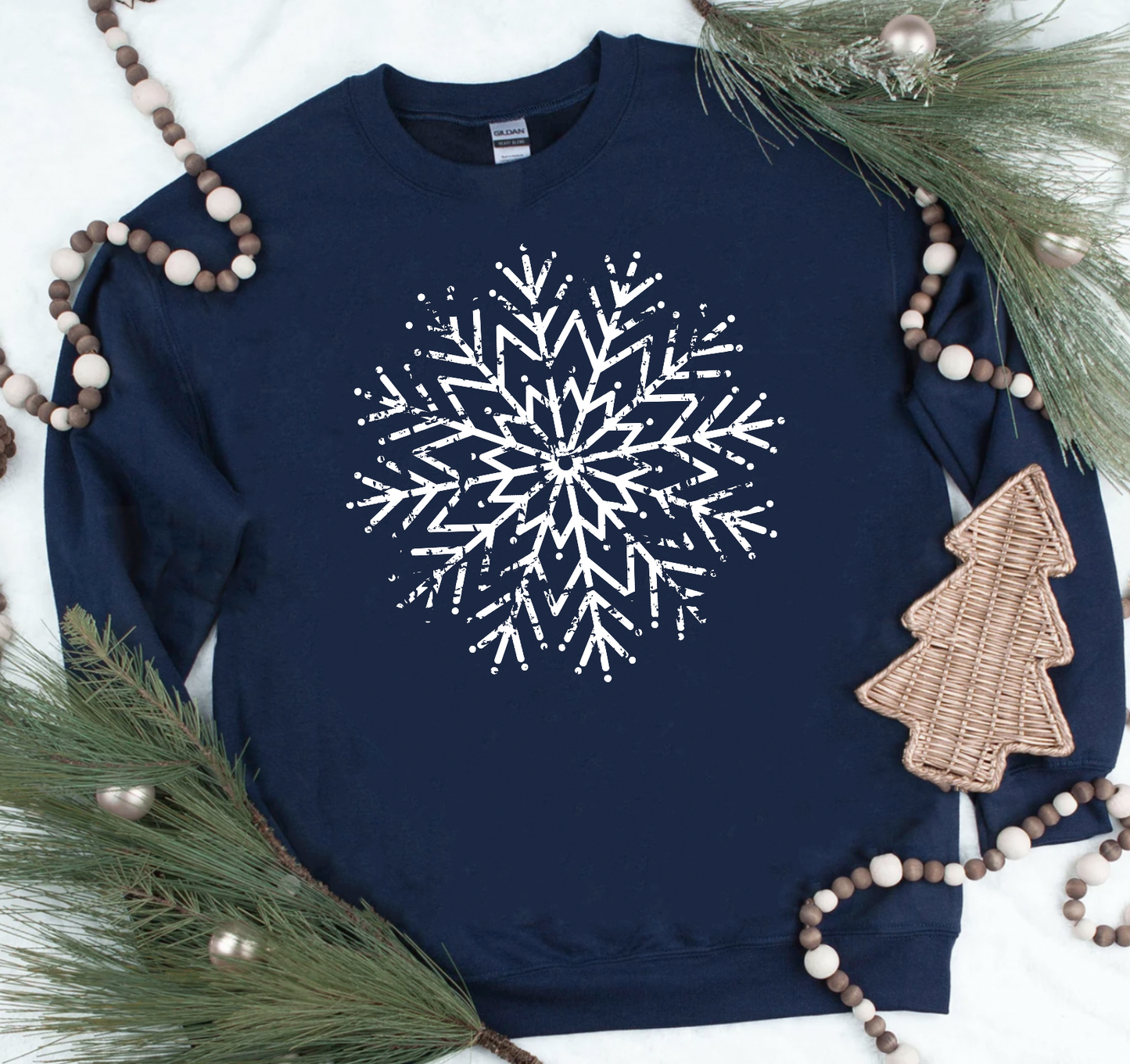 Distressed Snowflake.🎄